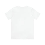 Back view of the white Blessed Mama unisex jersey short sleeve tee