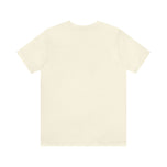 Back view of the natural cream Blessed Mama unisex jersey short sleeve tee